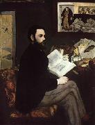 Edouard Manet Portrait of Emile Zola (mk09) oil on canvas